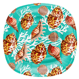 PartyBIO Conchiglie,110 Pezzi Set di Stoviglie, Set di Stoviglie Monouso biodegradabili per Feste con Piatti Carta, Bicchieri Carta, Tovaglioli, Perfetti per 20 Ospiti