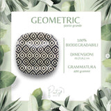 Piatti Geometrici • Piatti Grandi • 20pz • 100% Carta Biodegradabile