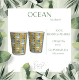 Bicchieri Oceano • 250cc • 20pz• 100% Carta Biodegradabile