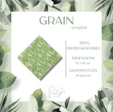 Tovaglioli Grano • Tovaglioli Grandi • 50pz • 100% Carta Biodegradabile